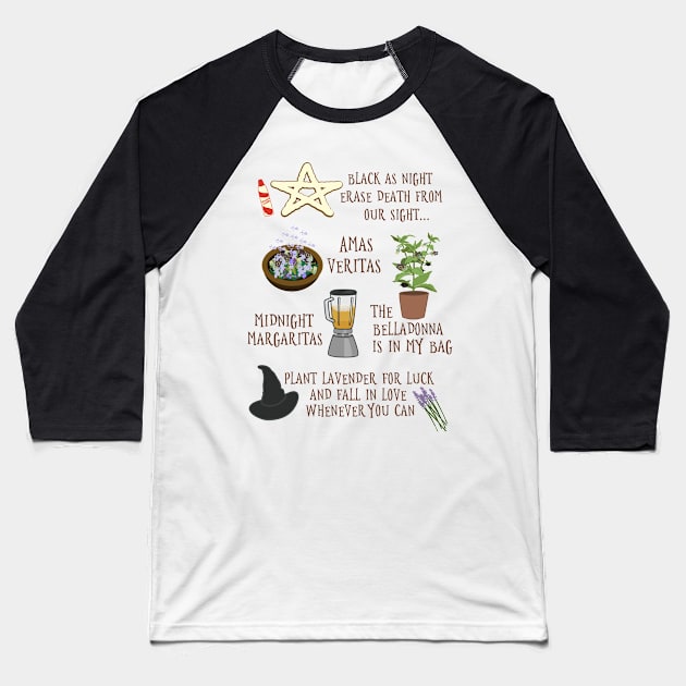 There's a little witch in all of us Baseball T-Shirt by Brunaesmanhott0